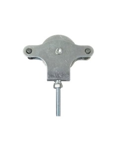 Polea Tendedero Wolfpack Zincado 40 mm. Roldana Metal con Tornillo