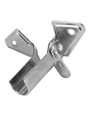 Soporte Barra 12 mm.Ø Cromo Lateral