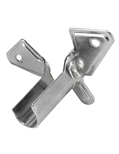 Soporte Barra 12 mm.Ø Cromo Lateral