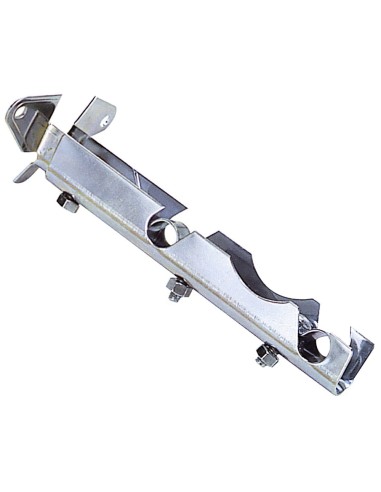 Soporte Barra 12 mm.Ø Cromo Doble Frente