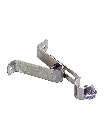 Soporte Barra 12 mm.Ø Cromo Frontal Extensible