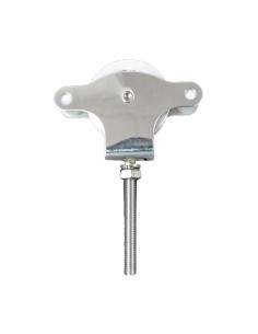 Polea Tendedero Wolfpack Inoxidable 60 mm. / Roldana Metálica Con Tornilo