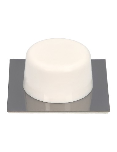 Tope Puerta Wolfpack Adhesivo Blanco