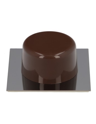 Tope Puerta Wolfpack Adhesivo Marron