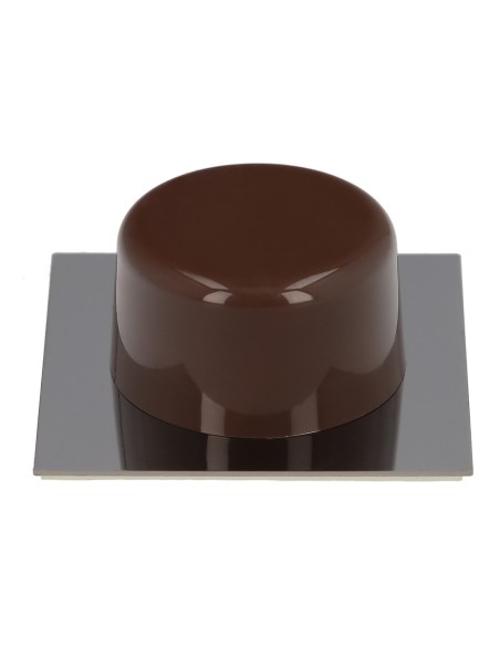 Tope Puerta Wolfpack Adhesivo Marron