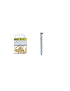 Punta Acero Cabeza Plana Zincada 2,20x20 mm. 40 unidades