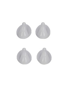 Colgador Oryx Blanco Pequeño (Blister 4 Unidades ) Adhesivo