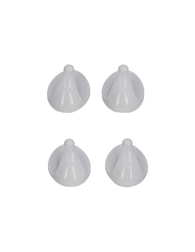 Colgador Oryx Blanco Pequeño (Blister 4 Unidades ) Adhesivo