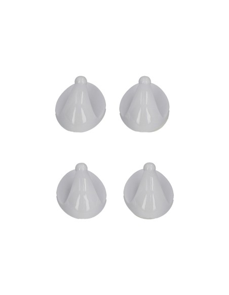 Colgador Oryx Blanco Pequeño (Blister 4 Unidades ) Adhesivo