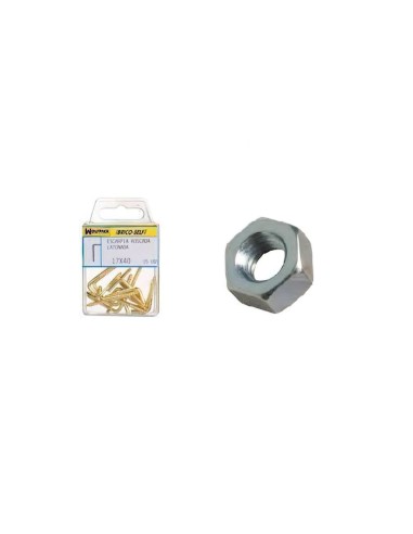 Tuerca Hexagonal Zincada M8 (15 unidades)