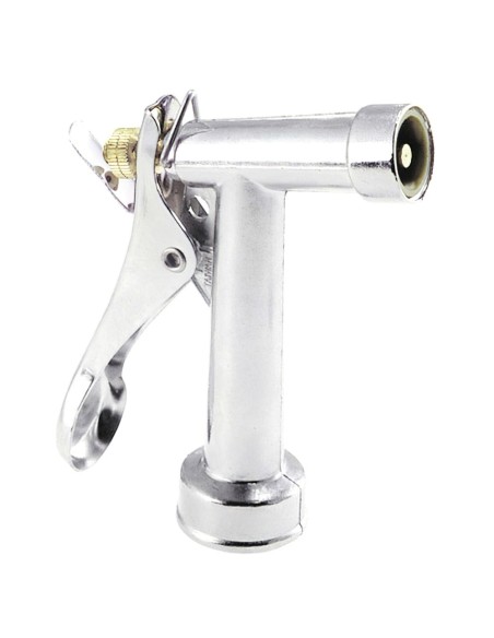 Pistola Riego Mangura Metálica Cromada