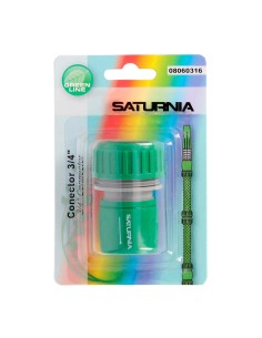 Conector Manguera Plastico 3/4 Blister