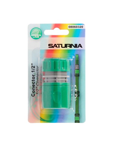 Conector Manguera Plastico 1/2 Blister