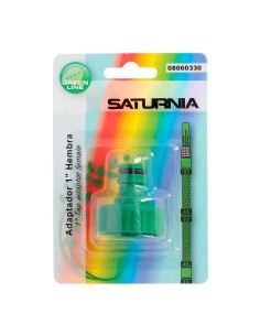 Adaptador Manguera Plastico 1" hembra Blister