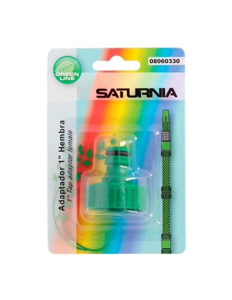 Adaptador Manguera Plastico 1" hembra Blister