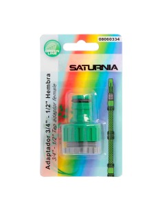 Adaptador Manguera Plastico 3/4-1/2" Hemba Blister