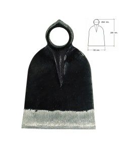 Azada Forjada Sin Mango 36/ 750 Gramos