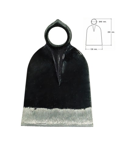 Azada Forjada Sin Mango 36/ 750 Gramos