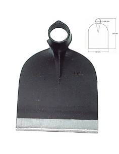 Azada Forjada Sin Mango 192/1000 Gramos