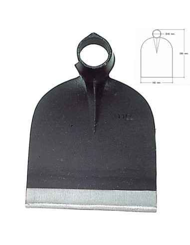 Azada Forjada Sin Mango 192/1000 Gramos