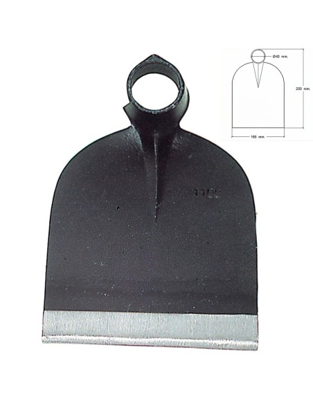 Azada Forjada Sin Mango 192/1000 Gramos