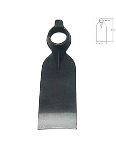 Azada Forjada Sin Mango 210/ 350 Gramos