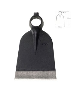 Azada Forjada Sin Mango 219/ 650 Gramos