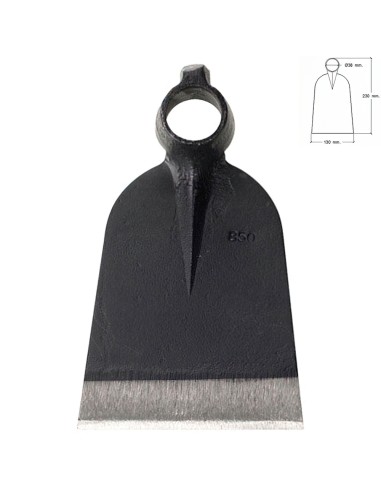 Azada Forjada Sin Mango 219/ 850 Gramos