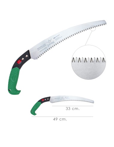 Serrucho Samurai Curvo Mango TPR 330 mm.