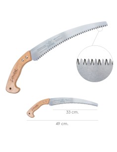 Serrucho Samurai Curvo Mango Madera 330 mm.