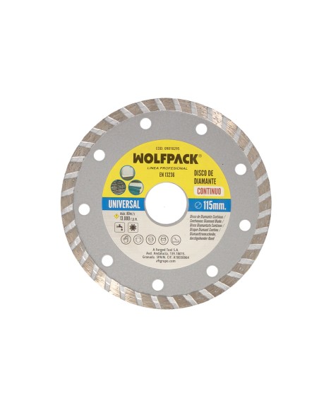 Disco Diamante 115 mm. General Obra Continuo