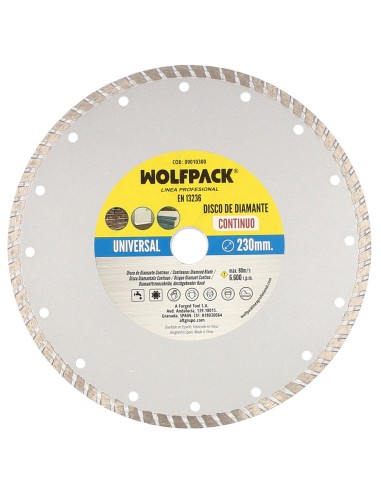 Disco Diamante 230 mm. General Obra Continuo