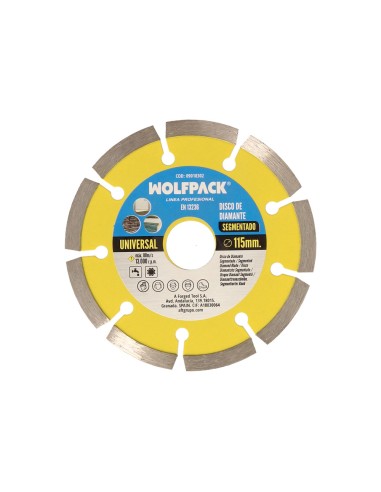 Disco Diamante 115 mm. General Obra Segmentado Sinterizado