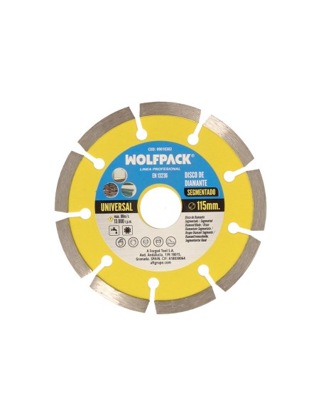 Disco Diamante 115 mm. General Obra Segmentado Sinterizado