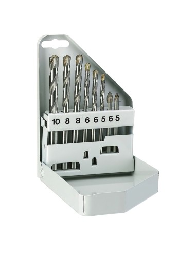 Estuche Brocas Alpen Ceramica / Cristal 8 Piezas