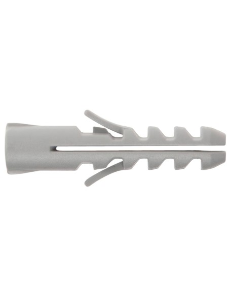 Taco Nylon Tradicional Gris 14 mm. (Caja de 20 piezas)