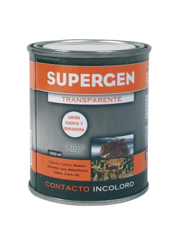 Pegamento Supergen Incoloro 1000 ml.