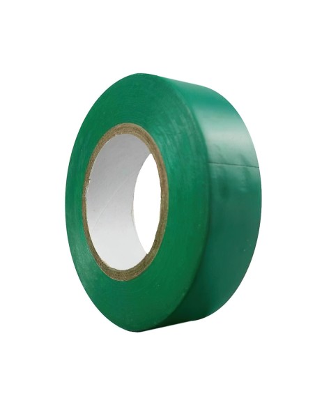 Cinta Aislante 20 m. x 19 mm. Verde Uso doméstico