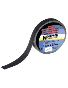 Cinta Antideslizante Negra 15 m. x 25 mm. Uso Doméstico