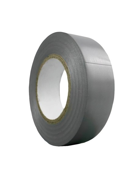 Cinta Aislante 20 m. x 19 mm. Gris Uso doméstico