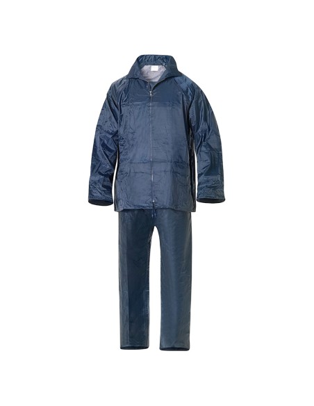 Traje de Agua Impermeable Azul Nylon Talla 8-XL