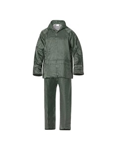 Traje de Agua Impermeable Verde Nylon Talla 7-L