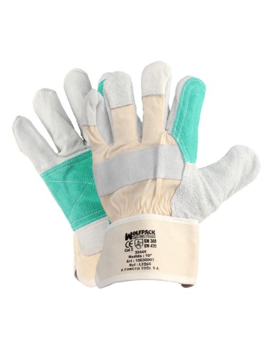 Guantes Americano Serraje Palma Reforzada