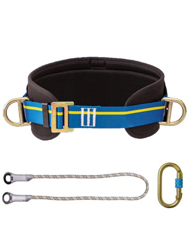 Cinturon Seguridad con Cuerda y Mosquetón