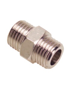 Machon Doble Cilindrico 1/4-1/4 (Blister 2 Piezas)