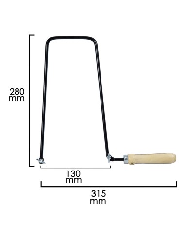 Arco Marqueteria Wolfpack 130x280 mm.