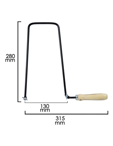 Arco Marqueteria Wolfpack 130x280 mm.