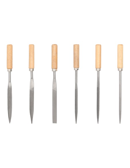 Juego Limas Hierro Pequeñas Surtido 6 Piezas