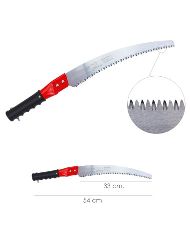 Serrucho Samurai Curvo Para Pertiga 330 mm.