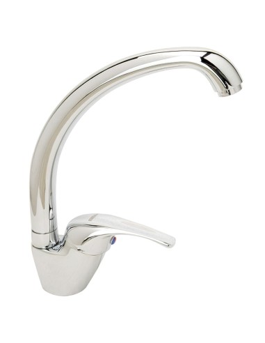 Monomando Fregadero Con Caño Alto Con Cartucho ceramico Ø 40 mm.